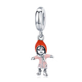 925 Sterling Silver Sunshine Girl Bead Pendant For Diy Bracelets And Necklaces