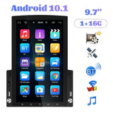 9.7 Inch Vertical Screen Android Car Mp5 Player With Hd 2.5D Glass Standard + 4 Lights Camera - Side View