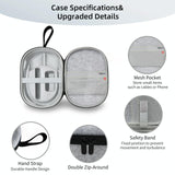 Portable Vr Headset Storage Bag for Apple Vision Pro Glasses - Gray Felt - Gray Felt - Rear View