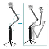 Foldable 3-way Tripod Selfie Stick for Action Cameras - 20-58cm Length - Extra Image