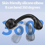 Waterproof Bluetooth Earphones with Ear Clip - M10 - Side View