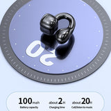 Waterproof Bluetooth Earphones with Ear Clip - M10 - Low Angle