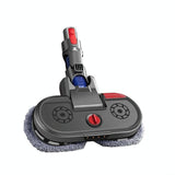 Electric Vacuum Cleaner with Integrated Mopping Head and Water Tank - Includes 6 Rag Pieces - For Dyson V15 - Side View