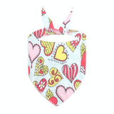 Cute Pet Triangle Towel Bib Cartoon Cats And Dogs Drool Towel Scarf - 02 - Extra Image