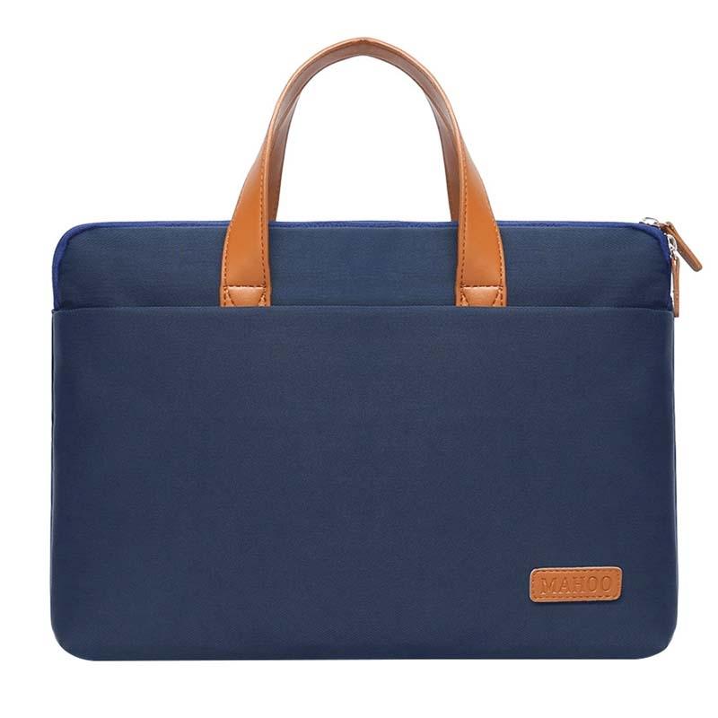 Ultra-thin Macbook Laptop Messenger Bag - 13.3-14 Inches Dark Blue