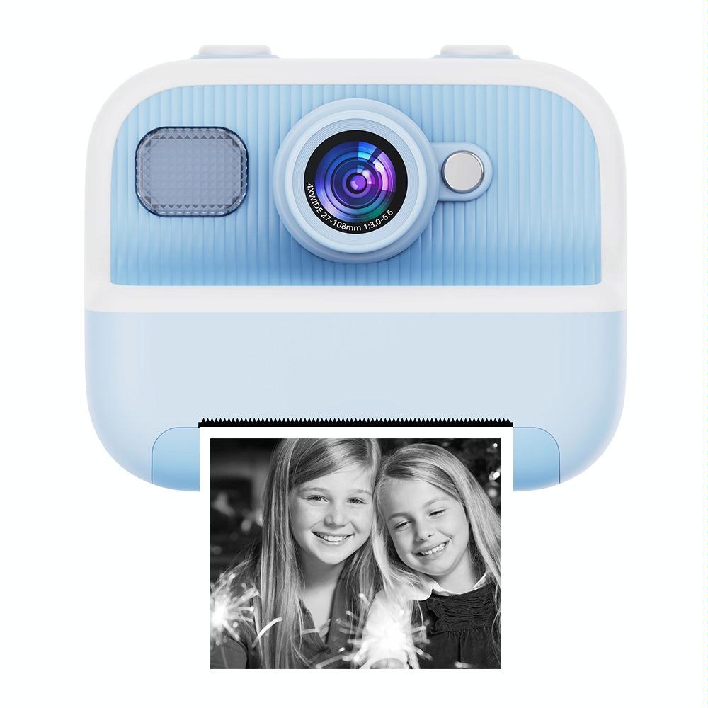 Blue Children'S Thermal Camera With Dual-Camera 1080P Hd 2400W Pixel 2.4-Inch Display - Blue