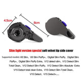 Soft Velvet Suction Head Cover for Dyson Slim Light Vacuum - 45-Degree Angle