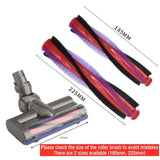 Roller Bar Brush Head for Dyson V6 Dc59 Dc62 Sv03 Vacuum Cleaner - 225Mm - Top-Down View