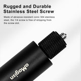 70cm Straight Pull Selfie Stick for Sports Cameras with 3 Jaw Screw - Rod+1/4 Turn 3 Jaw+Screw - Rear View
