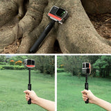 70cm Straight Pull Selfie Stick for Sports Cameras with 3 Jaw Screw - Rod+1/4 Turn 3 Jaw+Screw