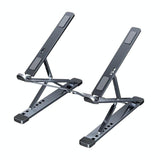 Foldable Aluminum Laptop Stand with Heat Dissipation - Front View