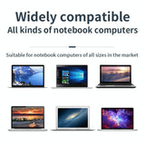 Foldable Aluminum Laptop Stand with Heat Dissipation - Close-Up Angle