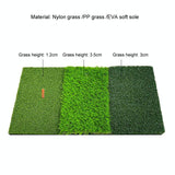 Indoor Golf Practice Pad - 3-in-1 Swing Mat for Hitting and Chipping - 90X40Cm - 45-Degree Angle