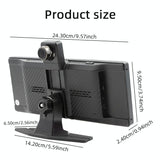 Portable Car Bluetooth Dvr Monitor - Supports Carplay / Android Auto - Display + Camera