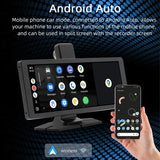 Portable Car Bluetooth Dvr Monitor - Supports Carplay / Android Auto - Display + Camera - 45-Degree Angle
