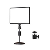30cm Flat-panel Live Fill Light with 3-colour Temperature - Adjustable Bracket - Front View