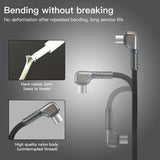 Type c Data Cable for Dji Mavic 3 Mini 3 Pro Air 2s and Mini 2 - Aluminum Alloy Housing - Close-Up Angle