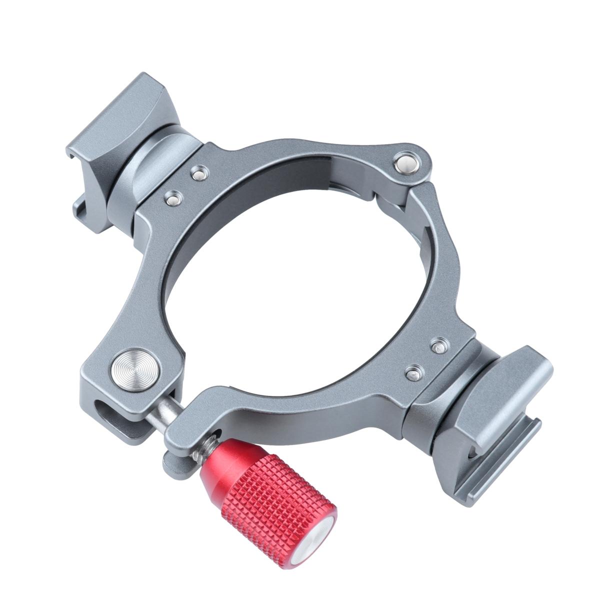 Extension Bracket with Dual Cold Shoe for Dji Om4 / Mobile 3 Stabilizer