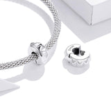 925 Sterling Silver Diy Bracelet / Necklace Beads - Rear View