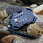 Rfid Metal Card Holder With Bottle Opener Green