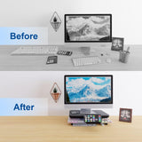 Adjustable Laptop Stand with Storage Drawer - Height Riser - Upgrade - Extra Image