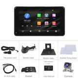 7 Inch Hd Smart Screen With Wireless Carplay & Android Auto + Camera - Side View