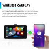 7 Inch Hd Smart Screen With Wireless Carplay & Android Auto + Camera - Top-Down View