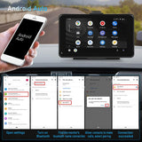 7 Inch Hd Smart Screen With Wireless Carplay & Android Auto + Camera - Close-Up Angle