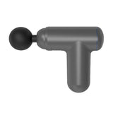 Compact Vibrating Fascia Massage Gun - Gray - Front View