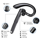 Gen2 Earhook Bluetooth Headphones - Business Edition - Close-Up Angle