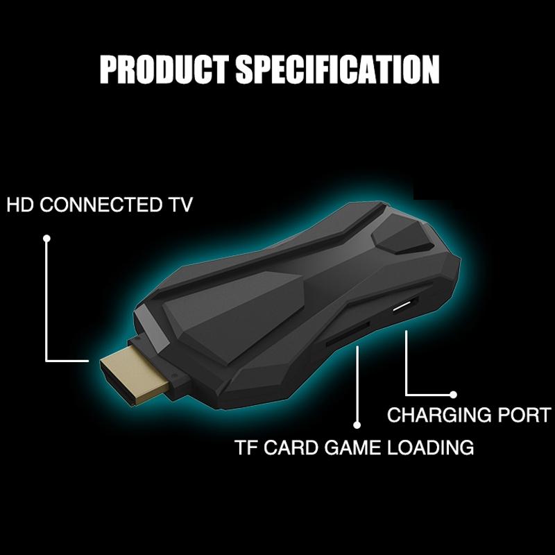 Wireless Double Tv Game Console With 2.4G Controller - 16G Storage