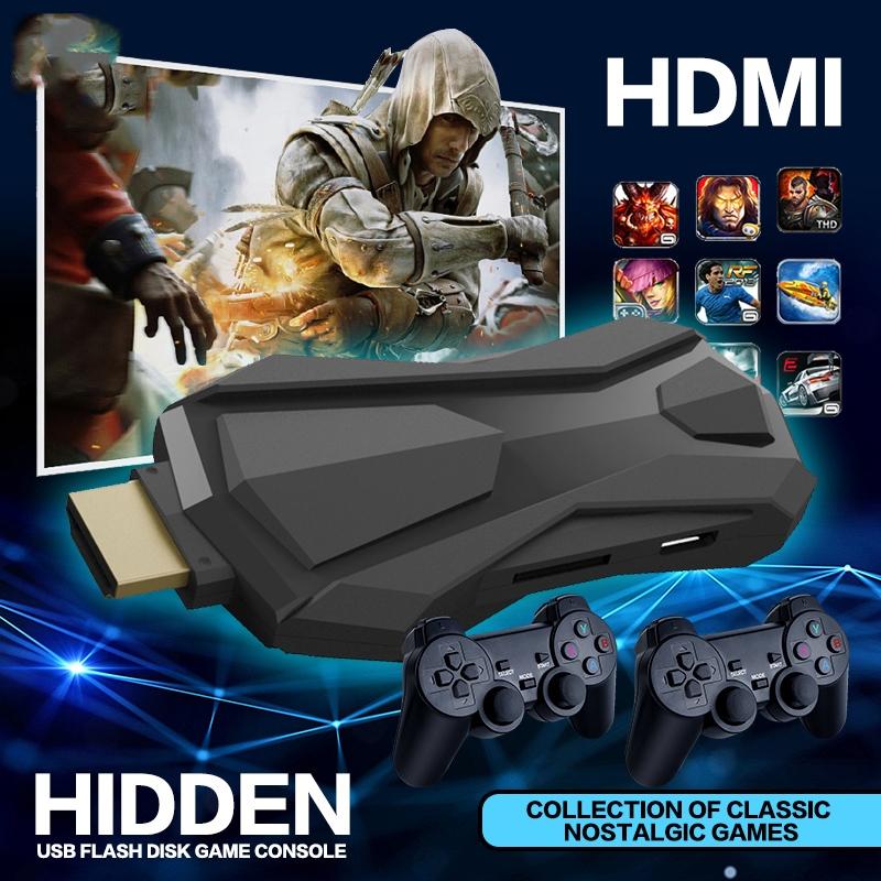 Wireless Double Tv Game Console With 2.4G Controller - 16G Storage
