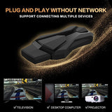 Wireless Double Tv Game Console With 2.4G Controller - 16G Storage - Rear View