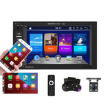 6.2 Inch Dual Spindle Hd Car Mp5 Player With Carplay - Standard + 4 Camera - Front View