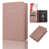 Khaki Frosted Pu Multi Card Passport Holder For Travel Abroad - Side View