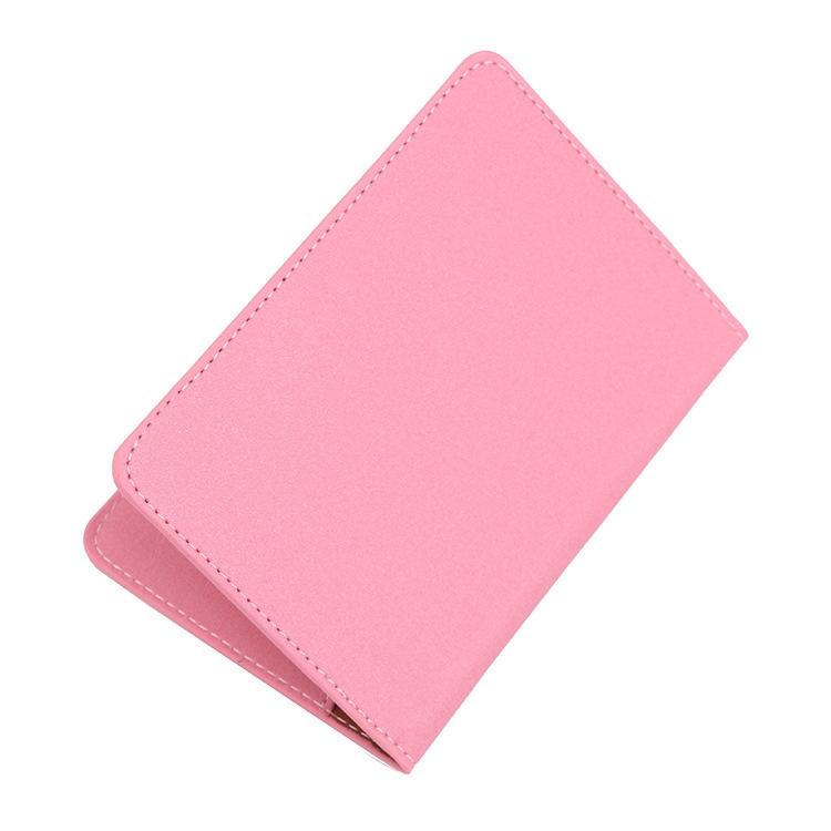 Khaki Frosted Pu Multi Card Passport Holder For Travel Abroad