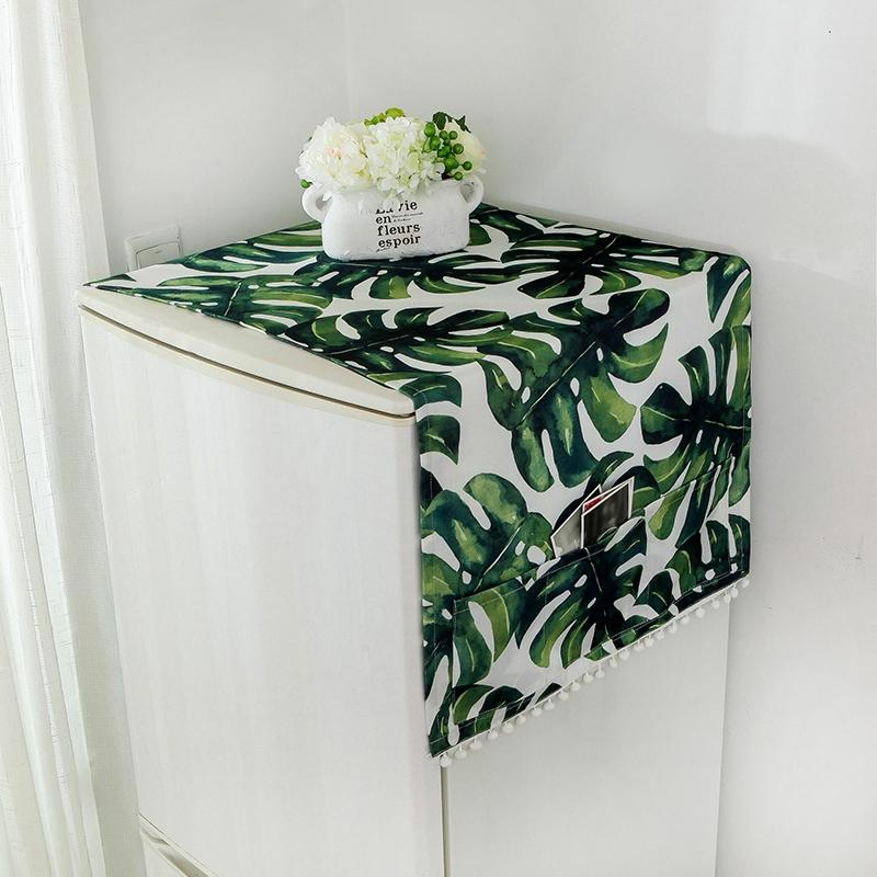 Double Door Dust Cover for Multifunctional Household Washing Machine and Refrigerator - 70x170cm