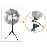 Black D-Type Flash Light Stand Bracket - Compact Design - Close-Up Angle