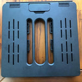 Adjustable Foldable Laptop Stand for Cooling and Ergonomic Lifting - Side View