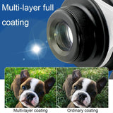 Portable Telescope - 2x / 3x Hd Full Optical Lens for Stargazing - Rear View