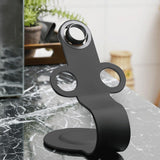 Free Standing Hair Dryer Stand Fits Dyson 002 Black - Rear View