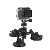 Universal Car Suction Cup Mount for Video Shooting - Front View