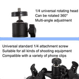 Universal Car Suction Cup Mount for Video Shooting - Top-Down View