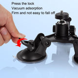 Universal Car Suction Cup Mount for Video Shooting - 45-Degree Angle