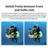 60m Waterproof Dive Shell for Magisn Camera - Horizontal & Vertical Shooting - For Insta360 Ace