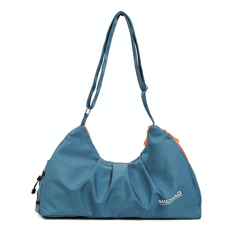 Swim Bag with Shoe Compartment - Beige Dry / Wet Separation - Black