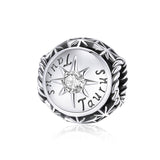 925 Sterling Silver Zodiac Zircon Bead Bracelet / Necklace Set Taurus Style - Taurus