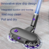 Electric Mop Cleaning Head with Water Tank for Dyson V7 / V8 / V10 / V11 - Side View