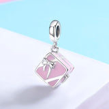 925 Sterling Silver Diy Romantic Beaded Bracelet - Close-Up Angle