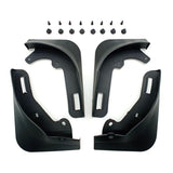 For Tesla Model Y Car Punch-Free Front And Rear Wheel Soft Rubber Fender Guard - Carbon Fiber - Carbon Fiber